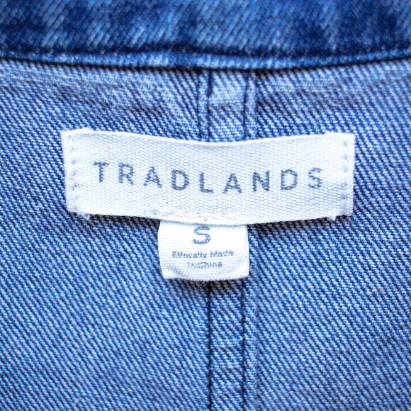 Tradlands Denim Chore Coat Size Small - Picture 5 of 7